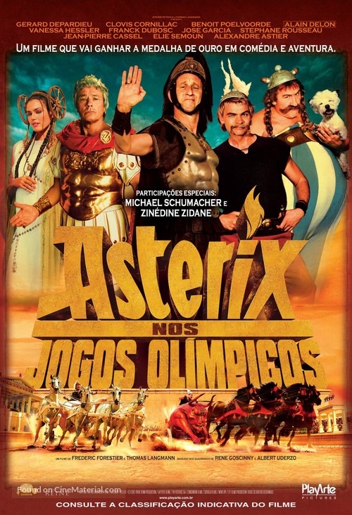 Ast&egrave;rix aux jeux olympiques - Brazilian Movie Poster