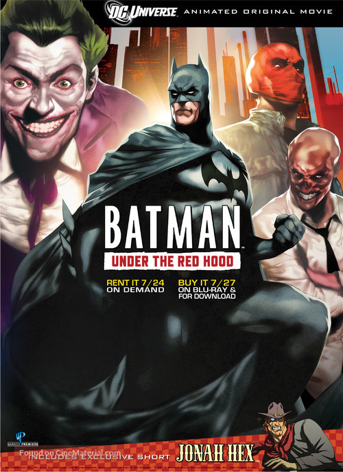 Batman: Under the Red Hood (2010) video release movie poster