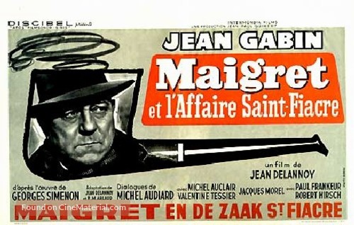 Maigret et l&#039;affaire Saint-Fiacre - Belgian Movie Poster