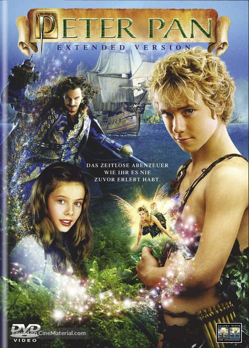 Peter Pan - German DVD movie cover