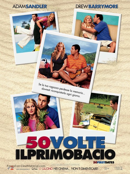 50 First Dates - Italian Movie Poster
