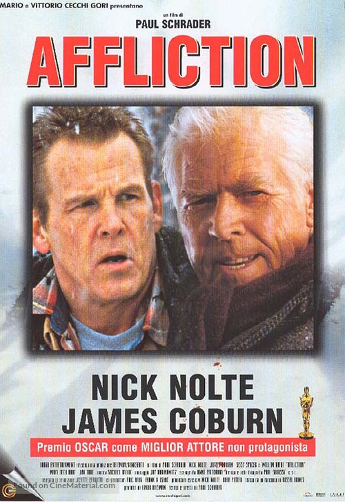 Affliction - Italian Movie Poster