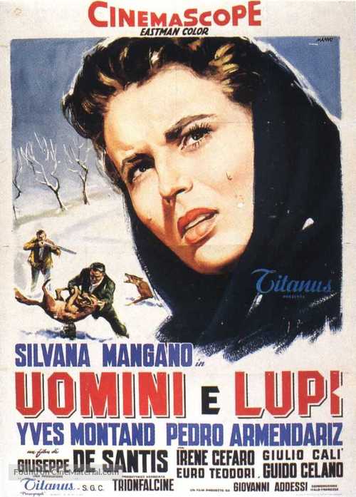 Uomini e lupi - Italian Movie Poster