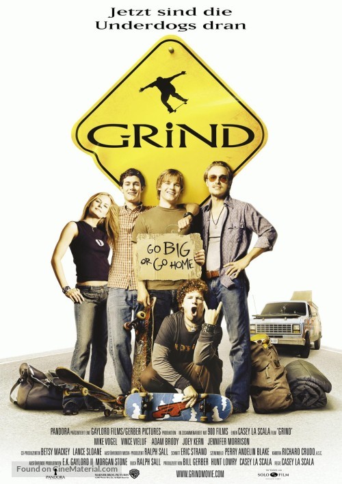 Grind - German Theatrical movie poster