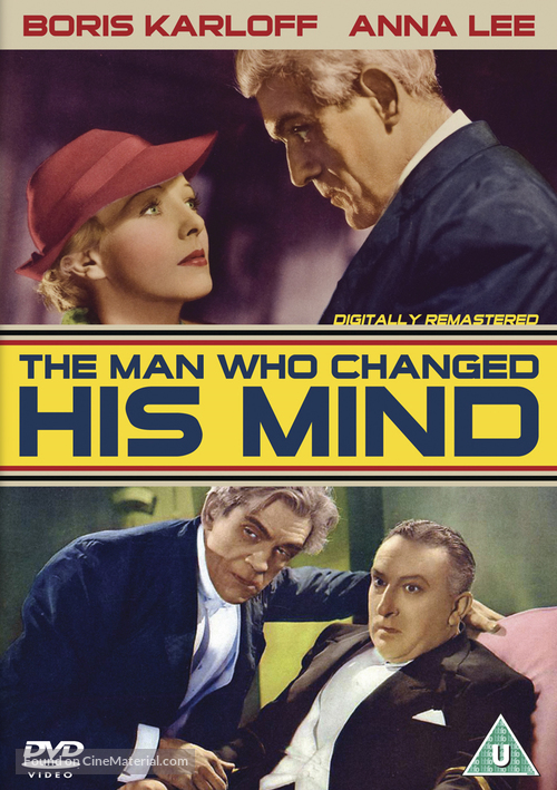 The Man Who Changed His Mind - British DVD movie cover