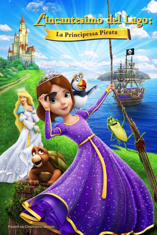 The Swan Princess: Princess Tomorrow, Pirate Today! - Italian Movie Cover