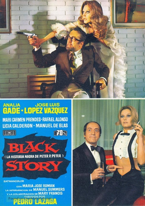 Black story (La historia negra de Peter P. Peter) - Spanish Movie Poster