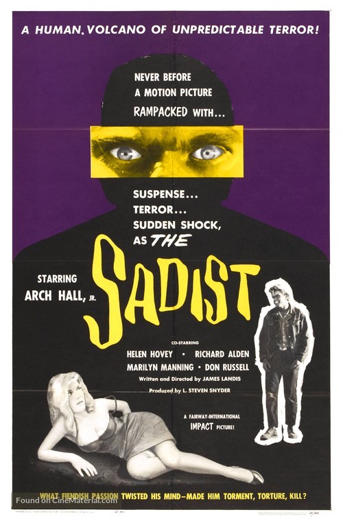 The Sadist - Movie Poster