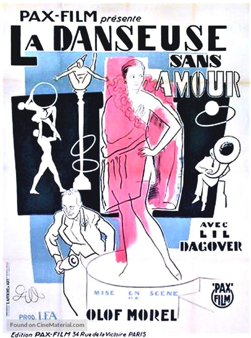 Bara en danserska - French Movie Poster