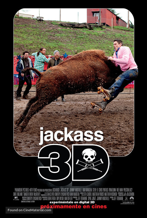 Jackass 3D - Mexican Movie Poster