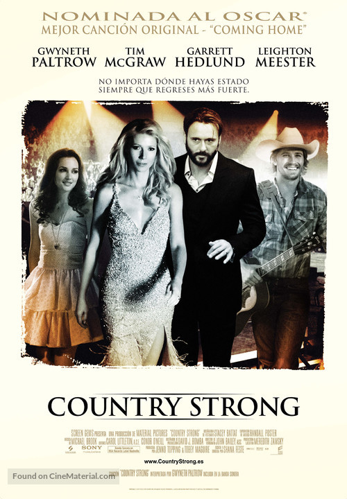 Country Strong - Spanish Movie Poster