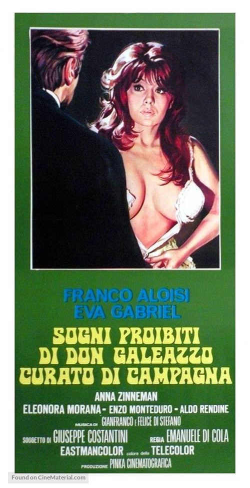 Sogni proibiti di Don Galeazzo curato di campagna - Italian Movie Poster