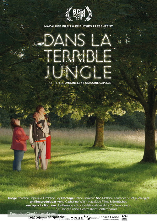 Dans la terrible jungle - French Movie Poster