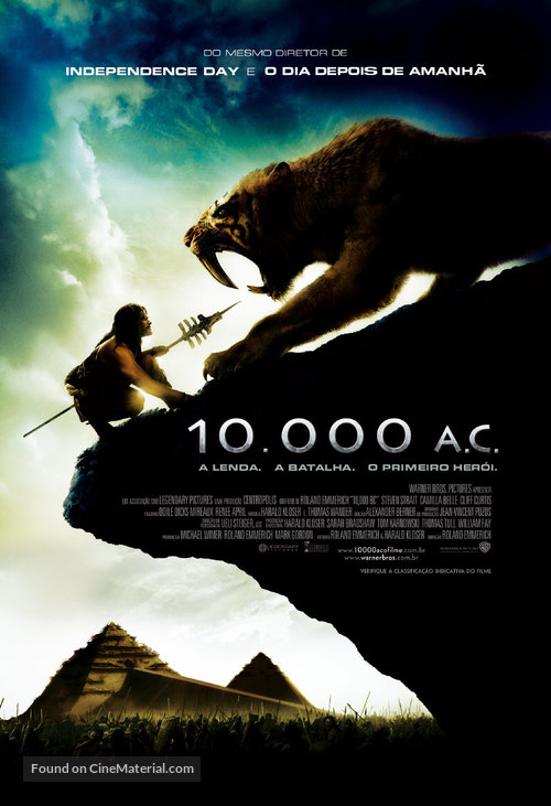 10,000 BC - Brazilian Movie Poster