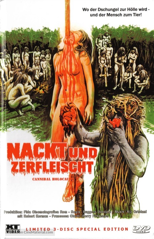 Cannibal Holocaust - Austrian DVD movie cover