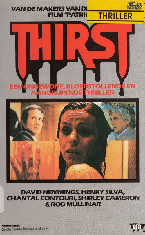 Thirst - Dutch VHS movie cover