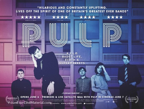 Pulp - British Movie Poster