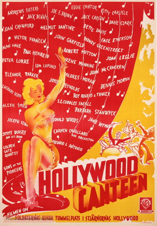 Hollywood Canteen - Swedish Movie Poster