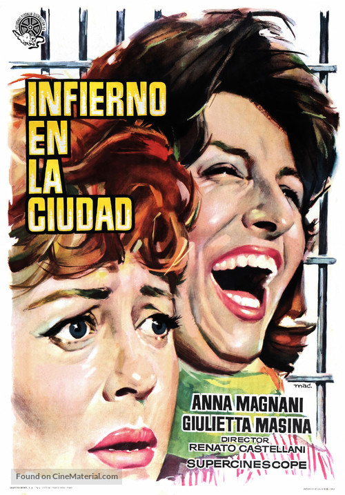 Nella citt&agrave; l&#039;inferno - Spanish Movie Poster