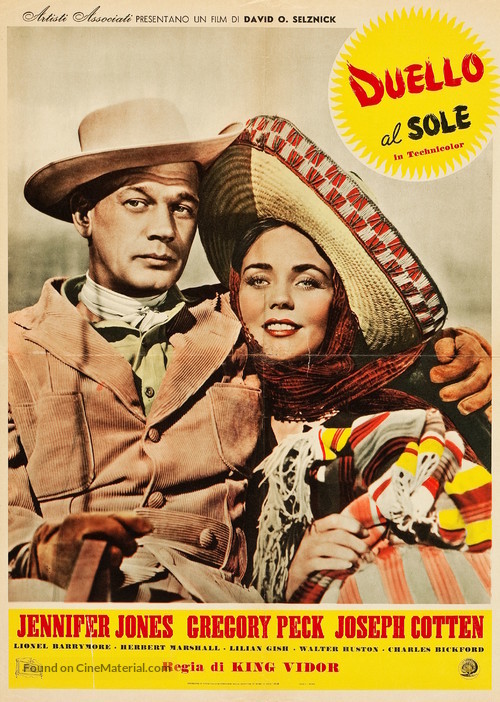 Duel in the Sun - Italian Movie Poster