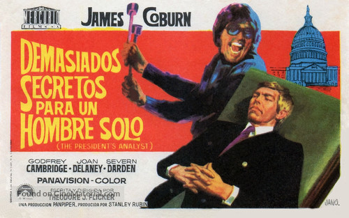 The President&#039;s Analyst - Spanish Movie Poster