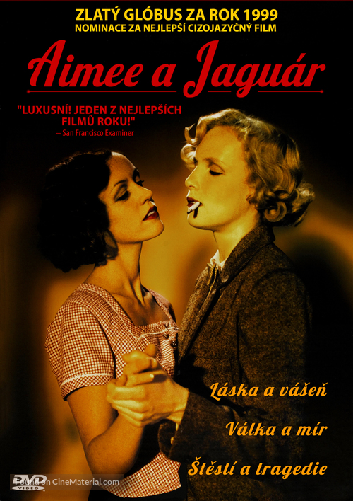 Aim&eacute;e &amp; Jaguar - Czech DVD movie cover