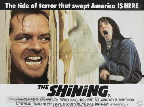 The Shining - British Movie Poster