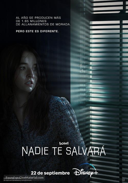 No One Will Save You - Spanish Movie Poster