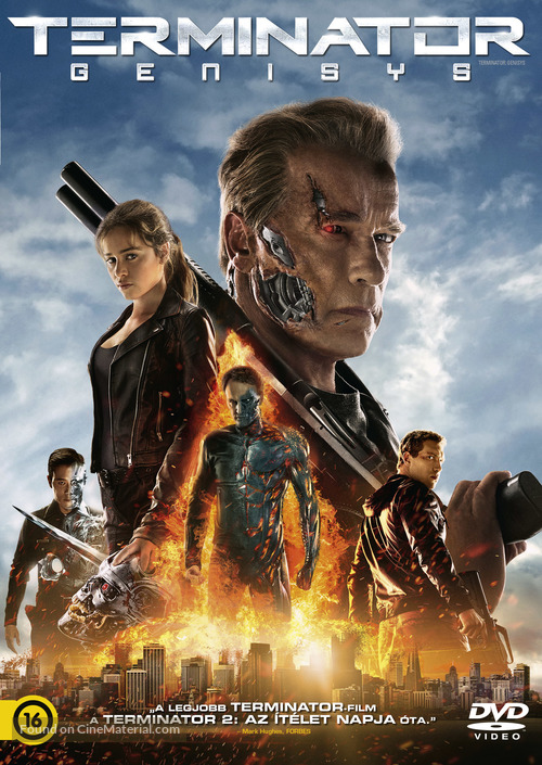 Terminator Genisys - Hungarian DVD movie cover