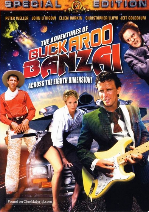 The Adventures of Buckaroo Banzai Across the 8th Dimension - DVD movie cover