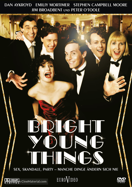 Bright Young Things - German DVD movie cover