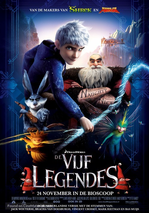 Rise of the Guardians - Dutch Movie Poster