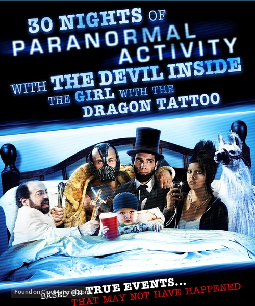 30 Nights of Paranormal Activity with the Devil Inside the Girl with the Dragon Tattoo - Blu-Ray movie cover