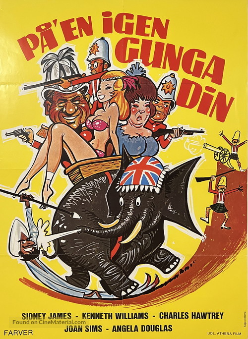 Carry On... Up the Khyber - Danish Movie Poster