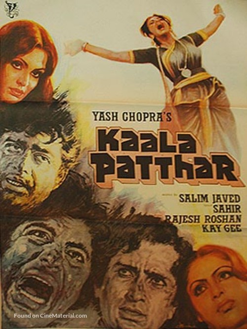 Kaala Patthar - Indian Movie Poster