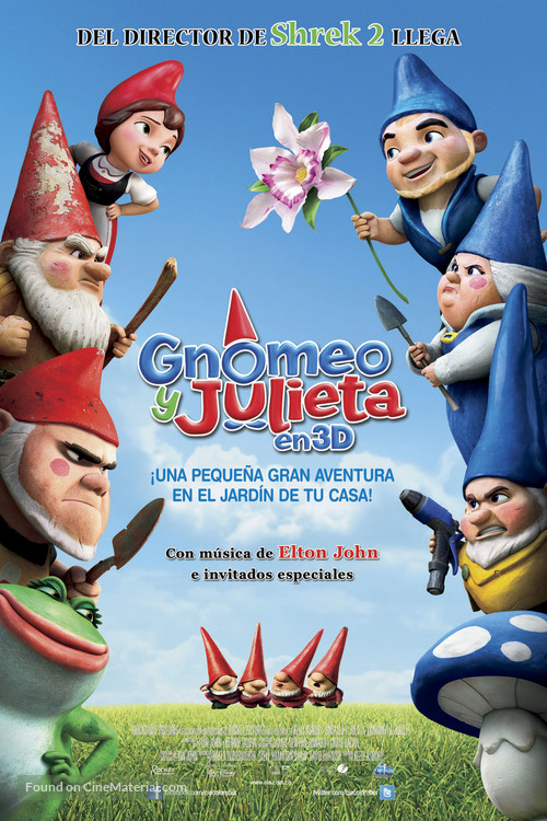 Gnomeo &amp; Juliet - Colombian Movie Poster