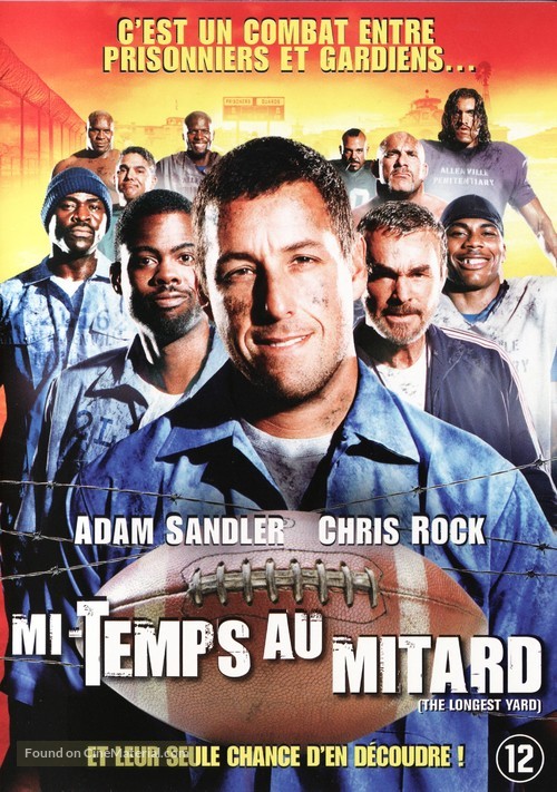 The Longest Yard - Belgian DVD movie cover