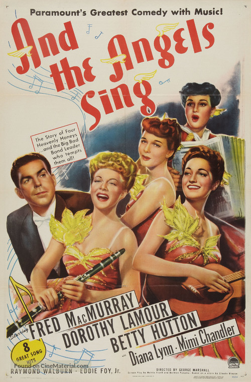 And the Angels Sing - Movie Poster