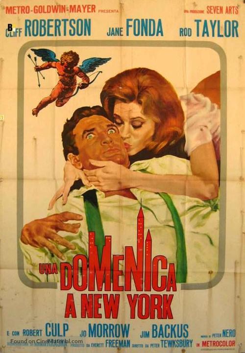Sunday in New York - Italian Movie Poster