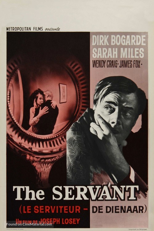 The Servant - Belgian Movie Poster