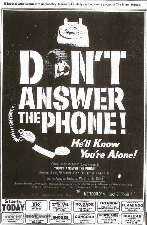 Don&#039;t Answer the Phone! - poster