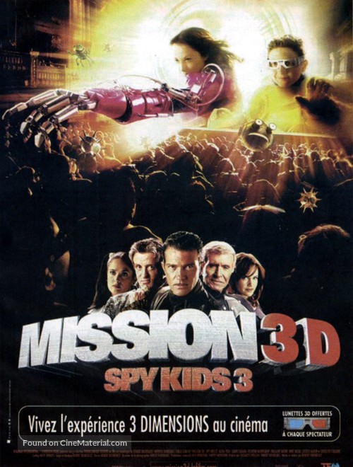 SPY KIDS 3-D : GAME OVER - French Movie Poster