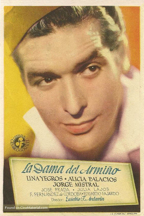 La dama del armi&ntilde;o - Spanish Movie Poster