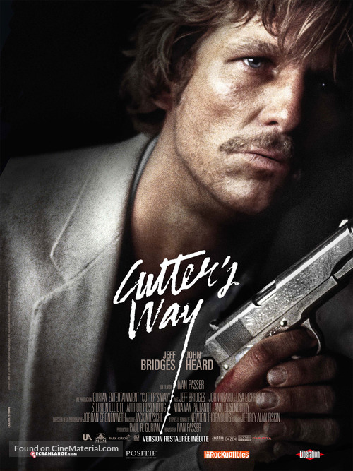 Cutter&#039;s Way - French Movie Poster