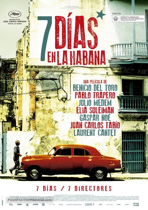 7 d&iacute;as en La Habana - Spanish Movie Poster