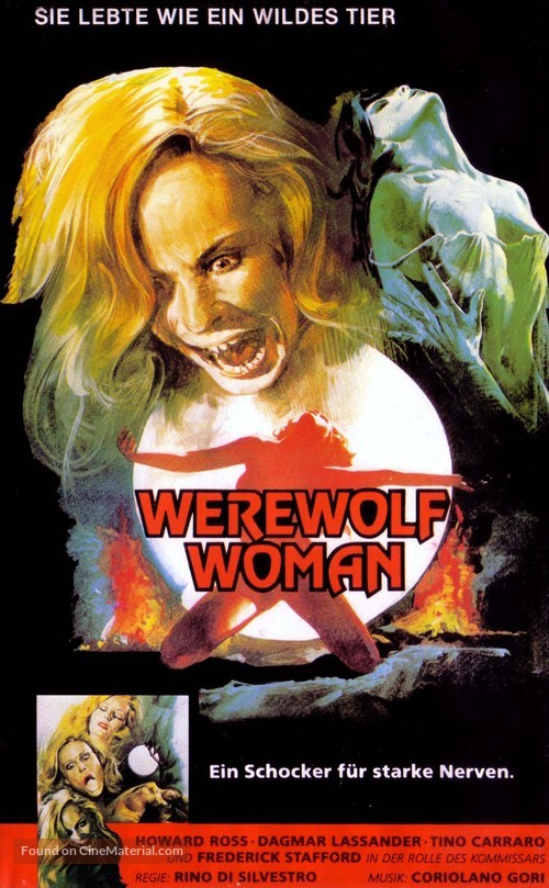 La lupa mannara - German VHS movie cover