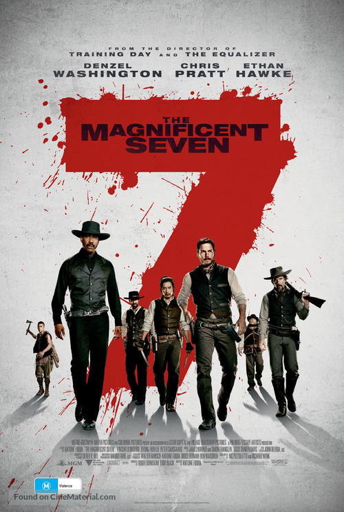 The Magnificent Seven - Australian Movie Poster