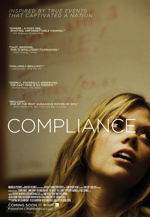 Compliance - Canadian Movie Poster