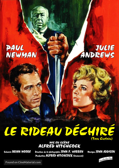 Torn Curtain - French Re-release movie poster