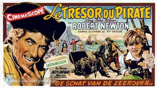 Long John Silver - Belgian Movie Poster
